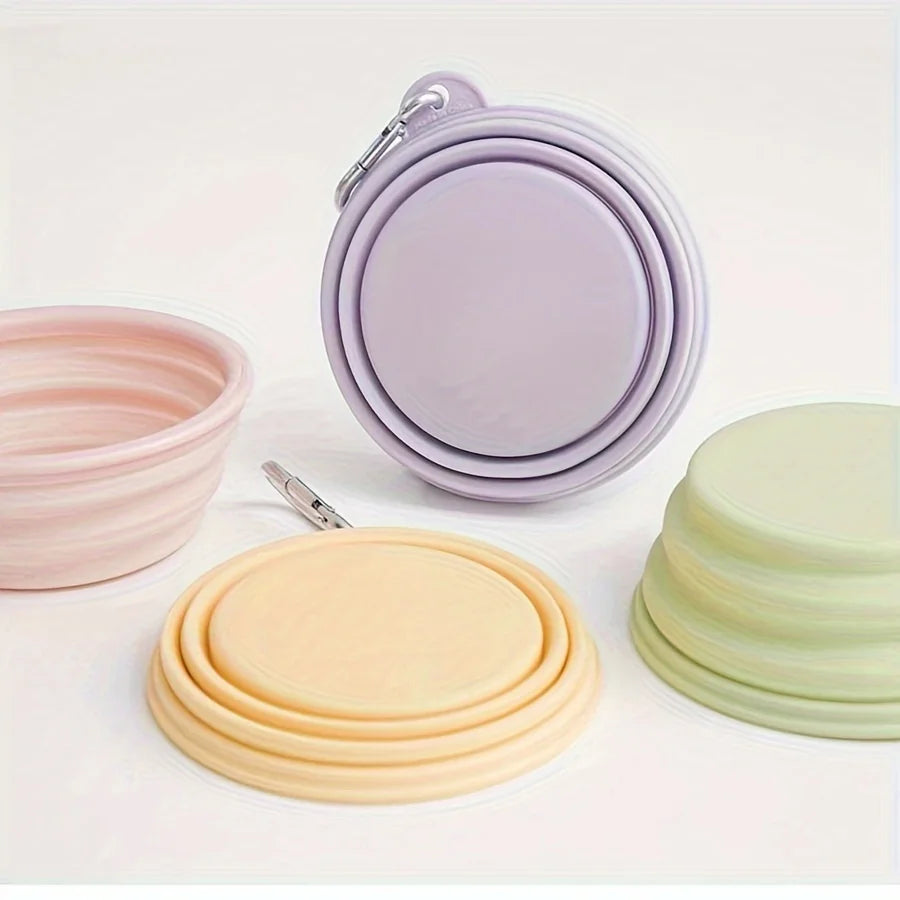 Petzrella Foldable Silicone Travel Pet Bowl