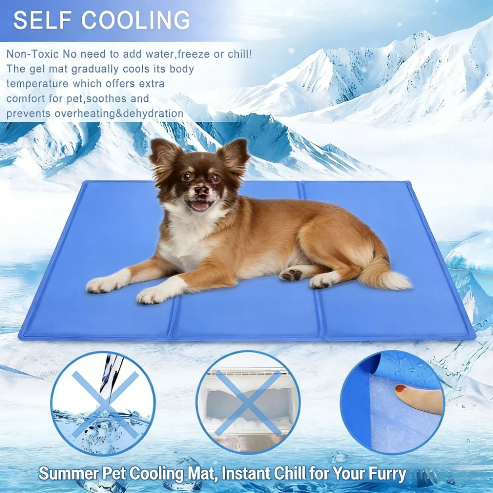 Petzrella Summer Gel Cooling Mat for Dogs & Cats