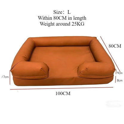 Petzrella Großes wasserdichtes Luxus-Hundebett-Sofa