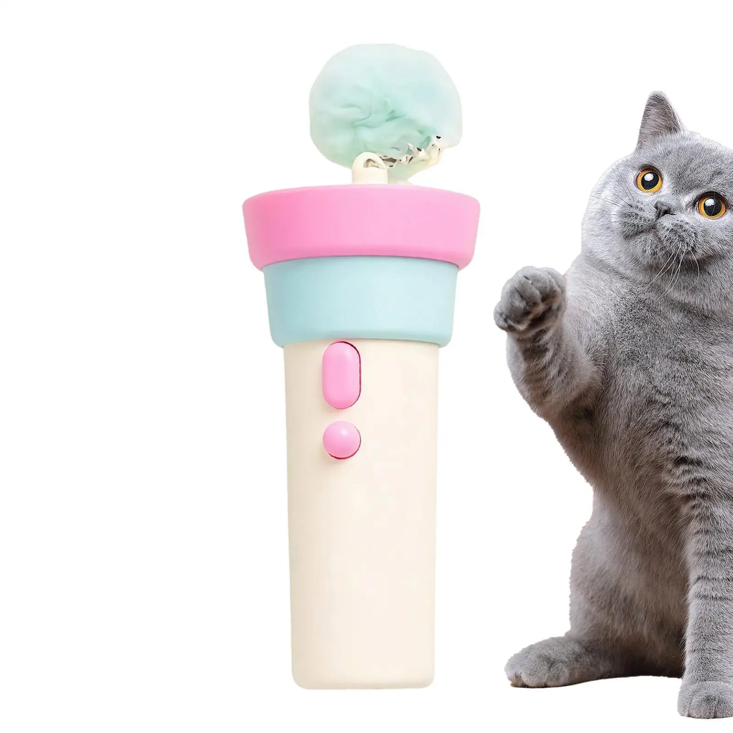 Petzrella Electric Cat Wand Toy – USB Rechargeable, Auto-Retractable