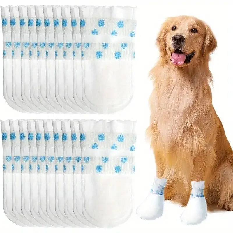 Disposable PU Dog Shoes