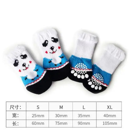 Petzrella Anti-Rutsch-Stricksocken für Haustiere