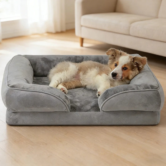 Petzrella Orthopedic Winter Pet Bed with Removable Cover
