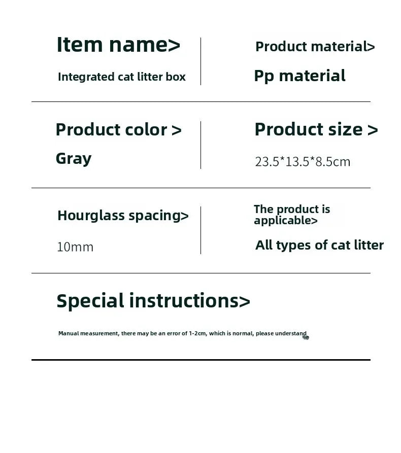 No-Touch Cat Litter Scoop – Hygienic Built-In Bag System