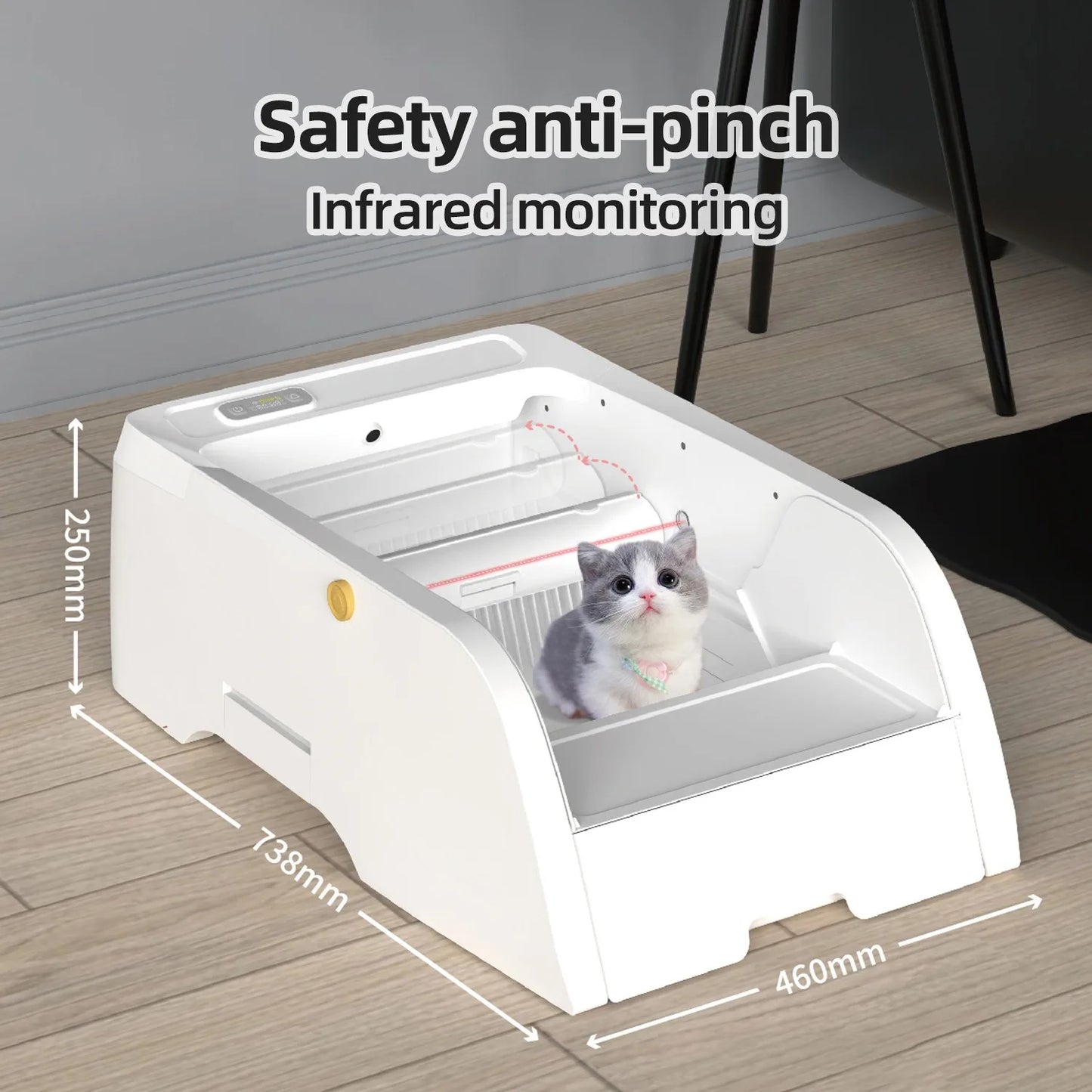 Petzrella Smart Self-Cleaning Automatic Cat Litter Box