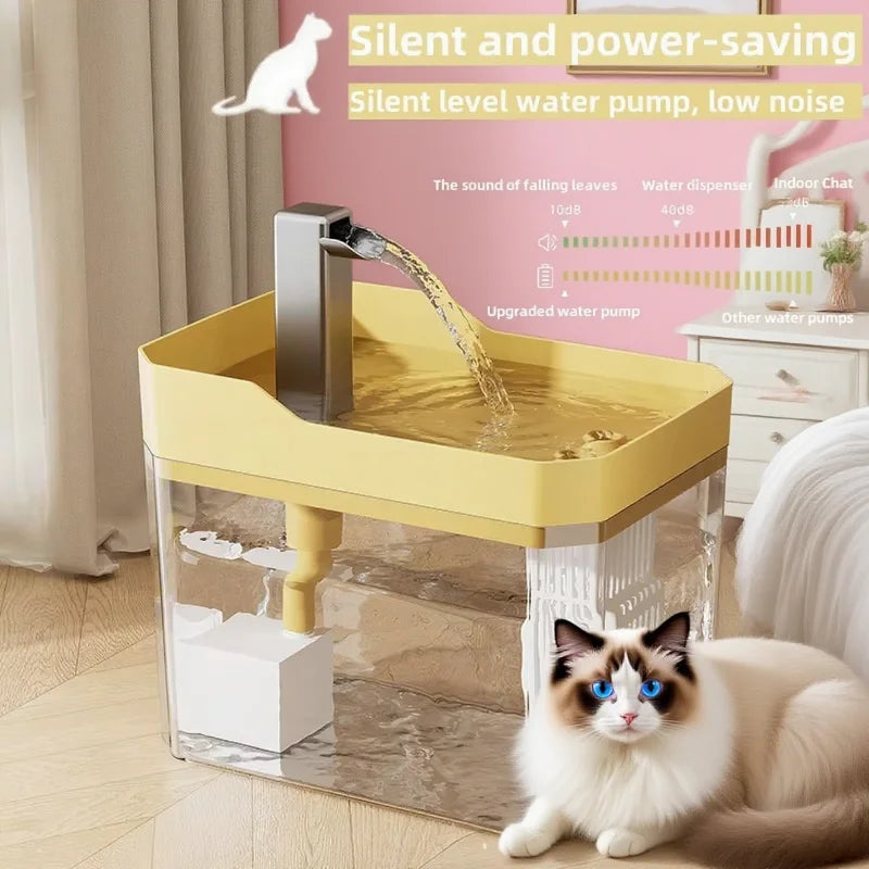 Quiet Automatic Water Fountain for Cats