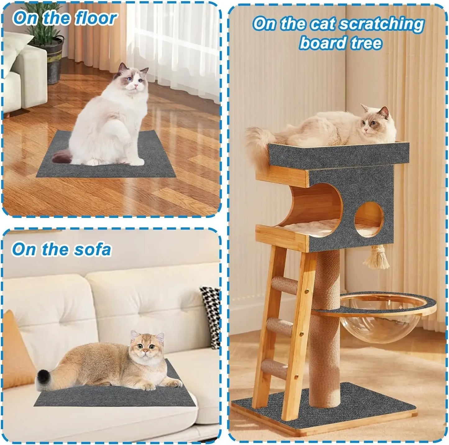 Self-Adhesive Sofa Scratch Protector for Cats