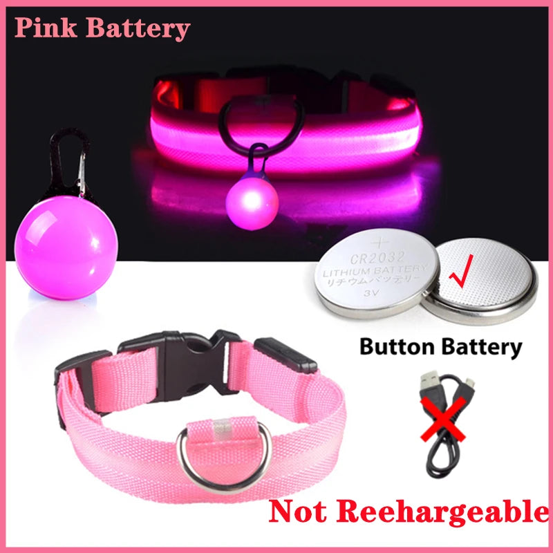LED Light-Up Safety Collar
