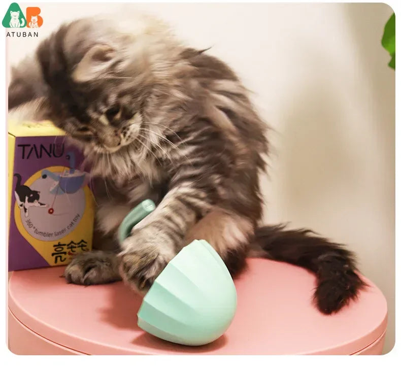 Smart USB Rechargeable Laser Cat Toy for Interactive Play
