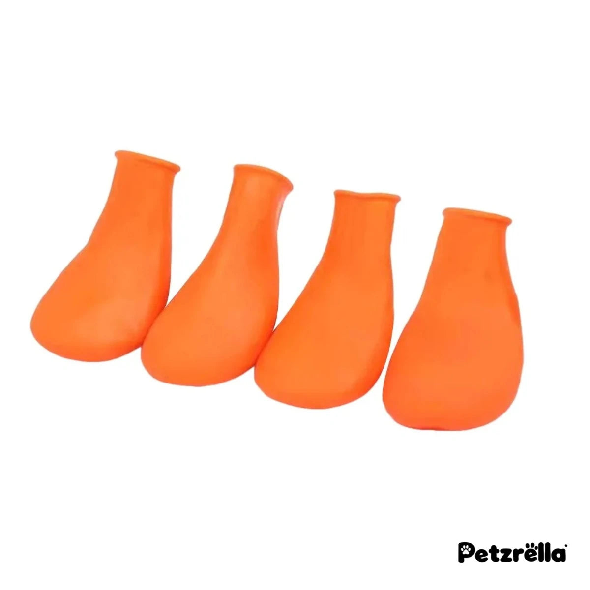 Petzrella Rubber Dog Boots – 4-Pack Against Salt and Mud