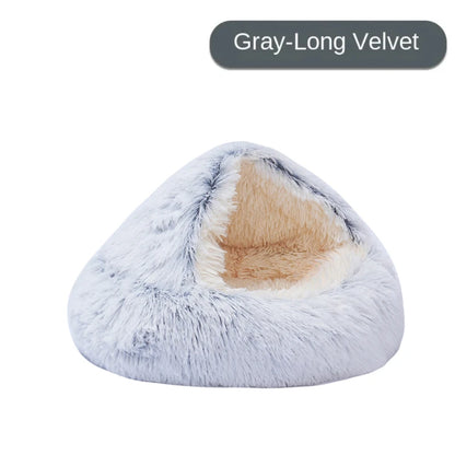 Petzrella Deep Sleep Fluffy Cave Bed. Der ultimative gemütliche Rückzugsort für ängstliche Haustiere.