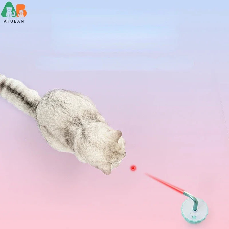 Smart USB Rechargeable Laser Cat Toy for Interactive Play