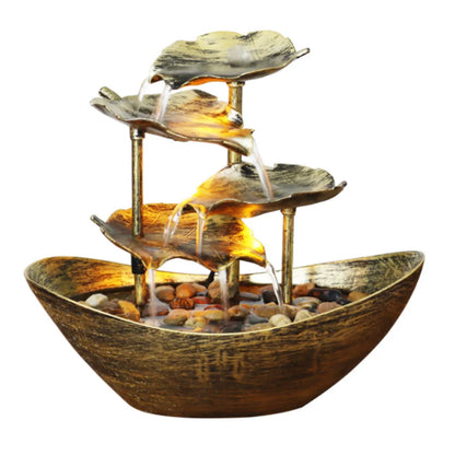 Petzrella Mini LED Katzen-Wasserfallbrunnen