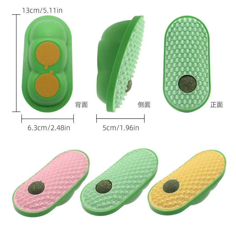 Petzrella Catnip Scratch & Teaser Ball Toy for Cats