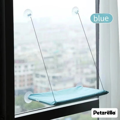 Petzrella Cat Window Hammock Light Blue