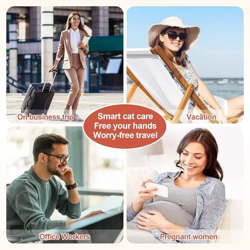 Petzrella Automatic Self-Cleaning Cat Litter Box with App Control