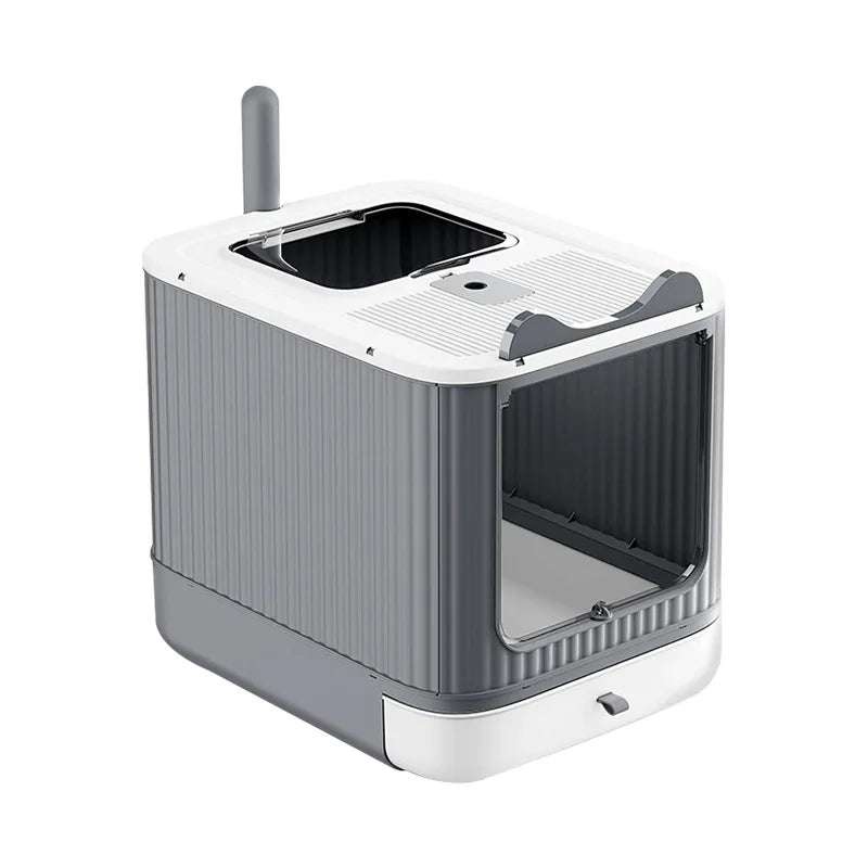 Petzrella Extra Large UV Self-Cleaning Enclosed Cat Litter Box