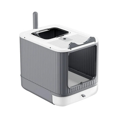 Petzrella Extra Large UV Self-Cleaning Enclosed Cat Litter Box