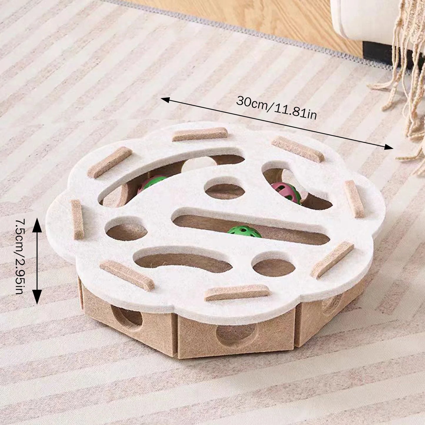 Interactive Cat Puzzle Maze – Enrichment Toy for Smart Indoor Play