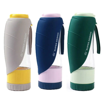Portable Dog Water Bottle – Leak-Proof Travel Dispenser