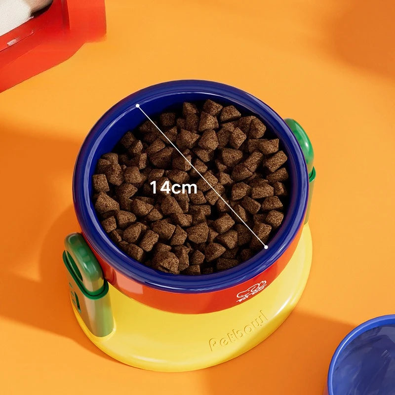 Petzrella Elevated Pet Bowl – Cats & Dogs