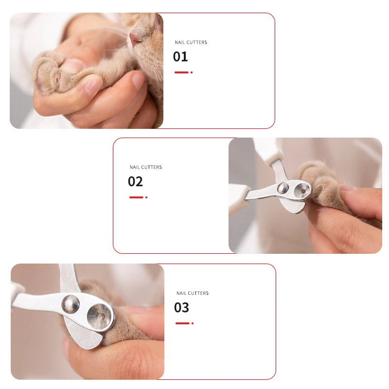 Pet Nail Clipper for Safe Cat Claw Care