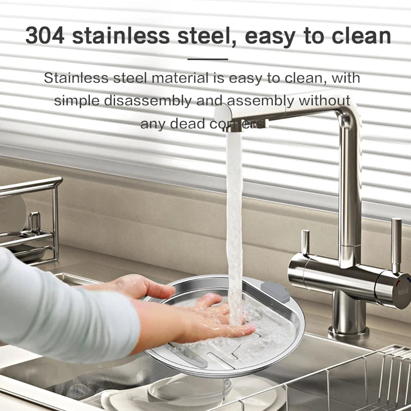 Stainless Steel Water Fountain for Cats & Dogs