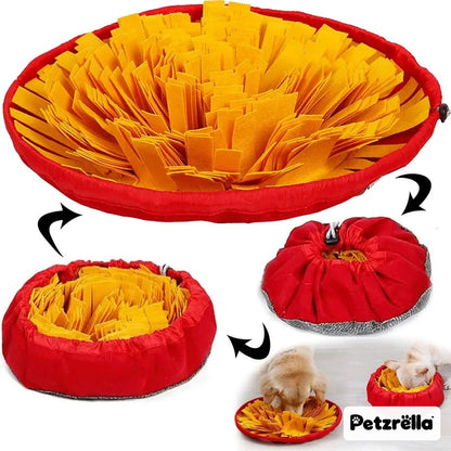 Petzrella Dog Snuffle Mat – Foraging Bowl for Slow Feeding