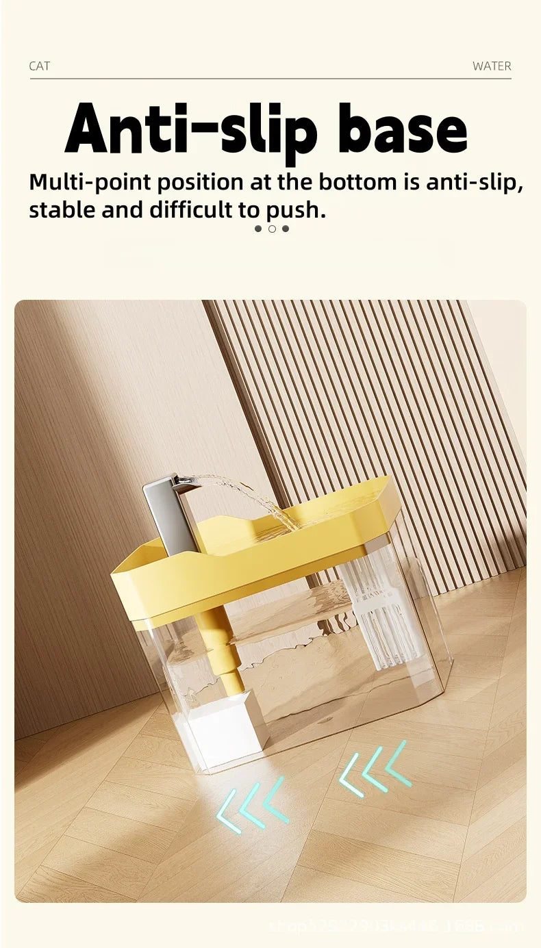 Quiet Automatic Water Fountain for Cats