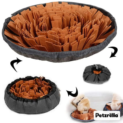 Petzrella Dog Snuffle Mat – Foraging Bowl for Slow Feeding