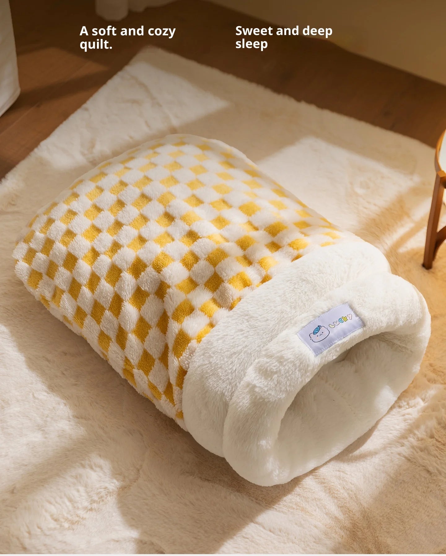 Cloud Plush Cat Bed – Deep Comfort & Warmth