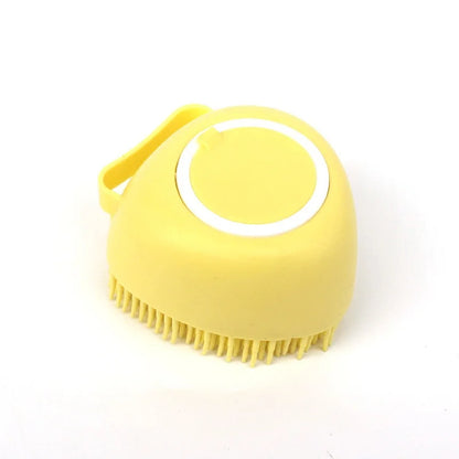 Petzrella Silikon Shampoo-Bürste mit Spender