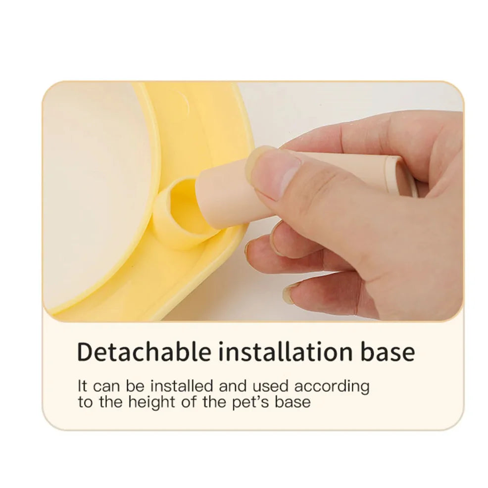 Elevated Double Food & Water Bowl for Cats & Dogs