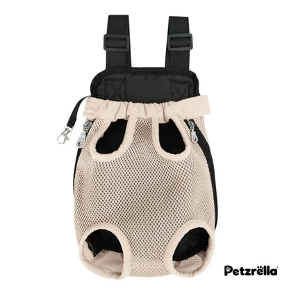 Petzrella Front Pet Carrier – Legs-Out Backpack for Dogs & Cats