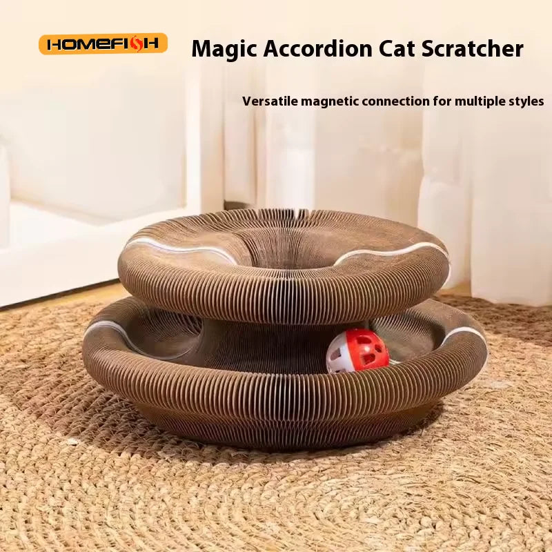 Corrugated Cardboard Cat Scratcher Bowl Toy