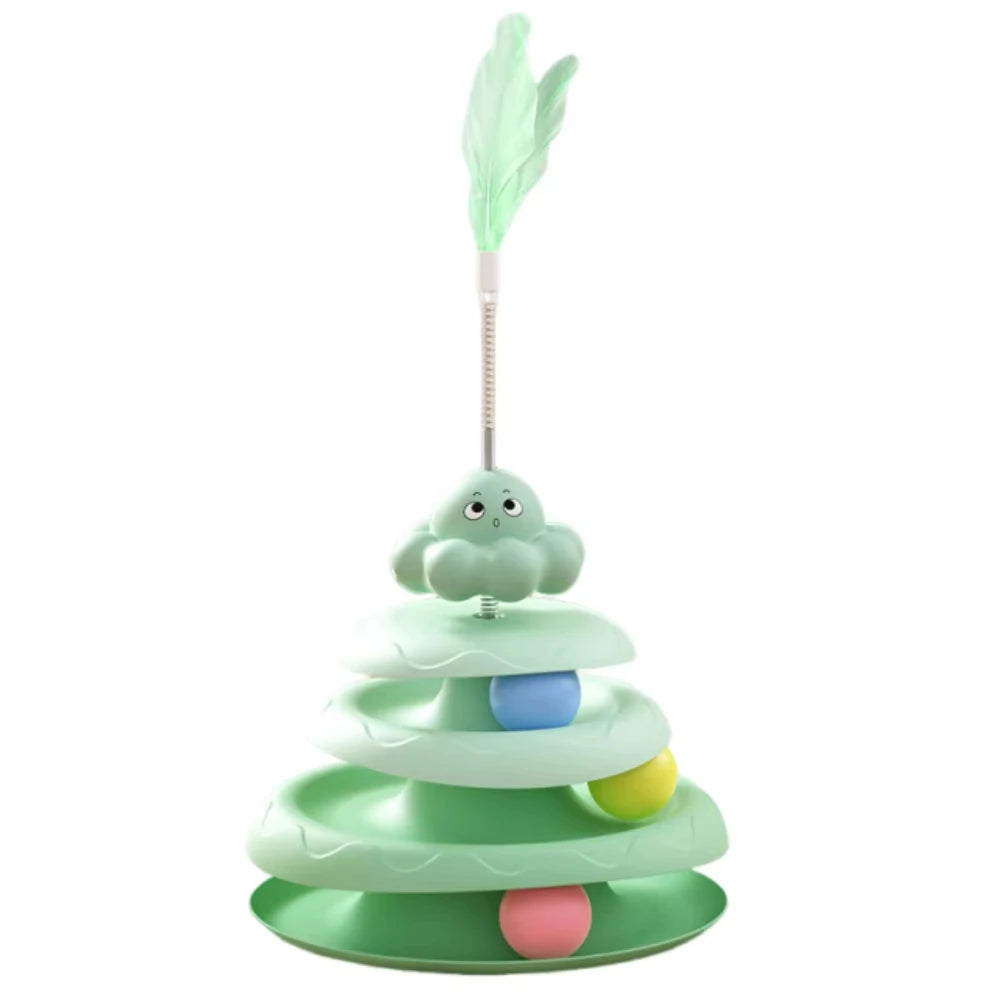 Cat Turntable Toy for Exercise & Boredom Relief