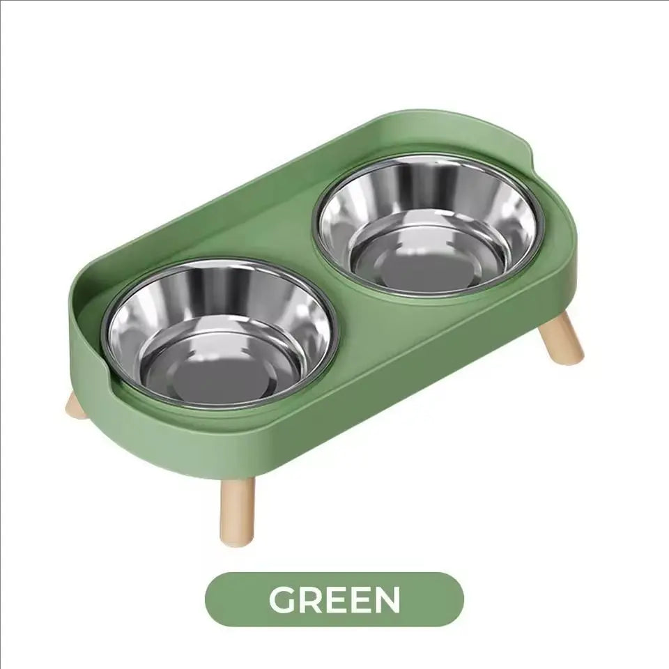 2-in-1 Stainless Steel Pet Dining Station