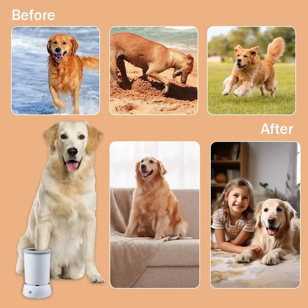 Automatic Pet Paw Cleaner Cup for Dogs and Cats
