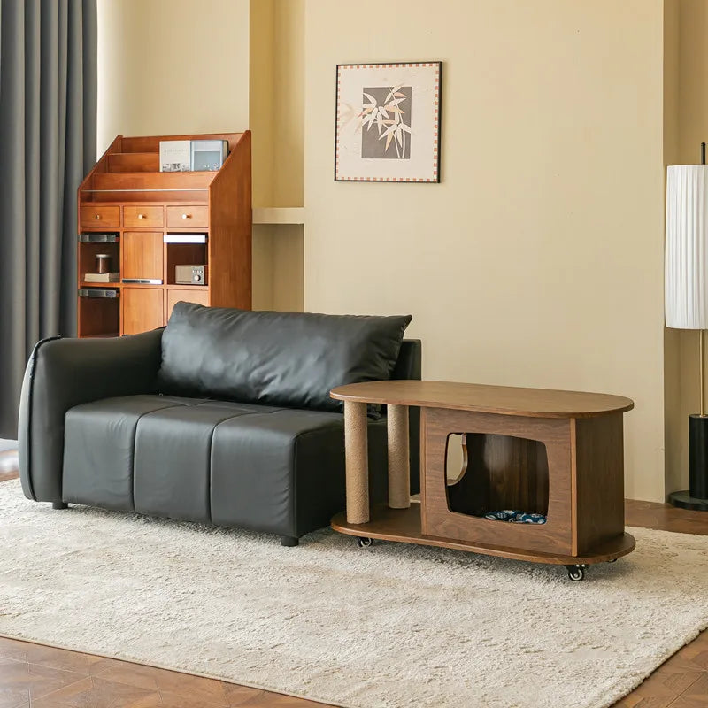 Beautiful Table Above, Cozy Cat Den Below