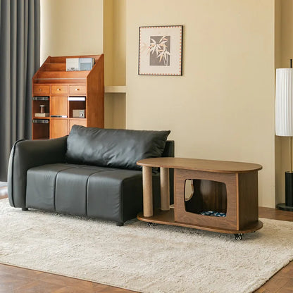 Beautiful Table Above, Cozy Cat Den Below