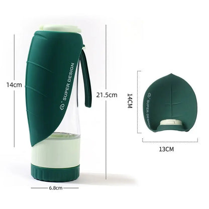 Portable Dog Water Bottle – Leak-Proof Travel Dispenser