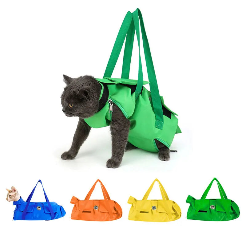 Foldable Breathable Cat Carrier Backpack