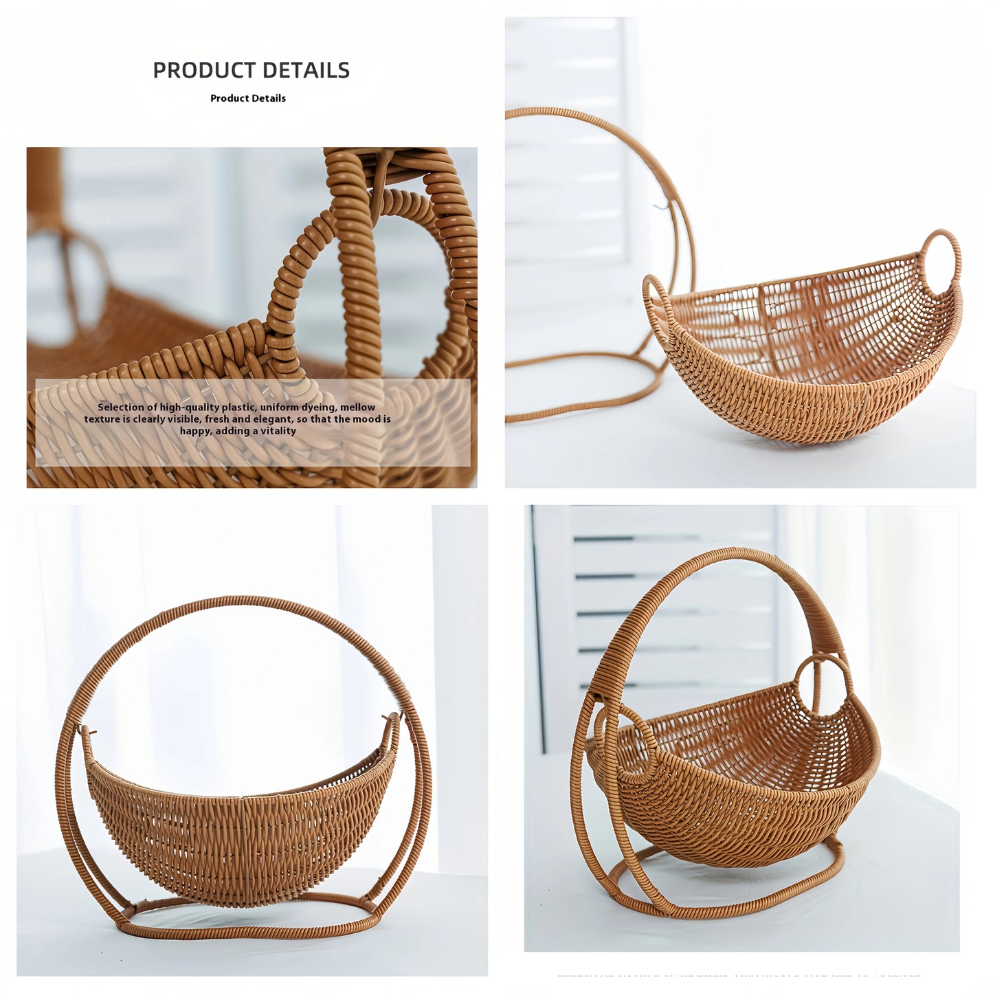 Petzrella Luxuriöse gewebte Katzenwiege – Katzenbett im Boho-Stil zum Schaukeln