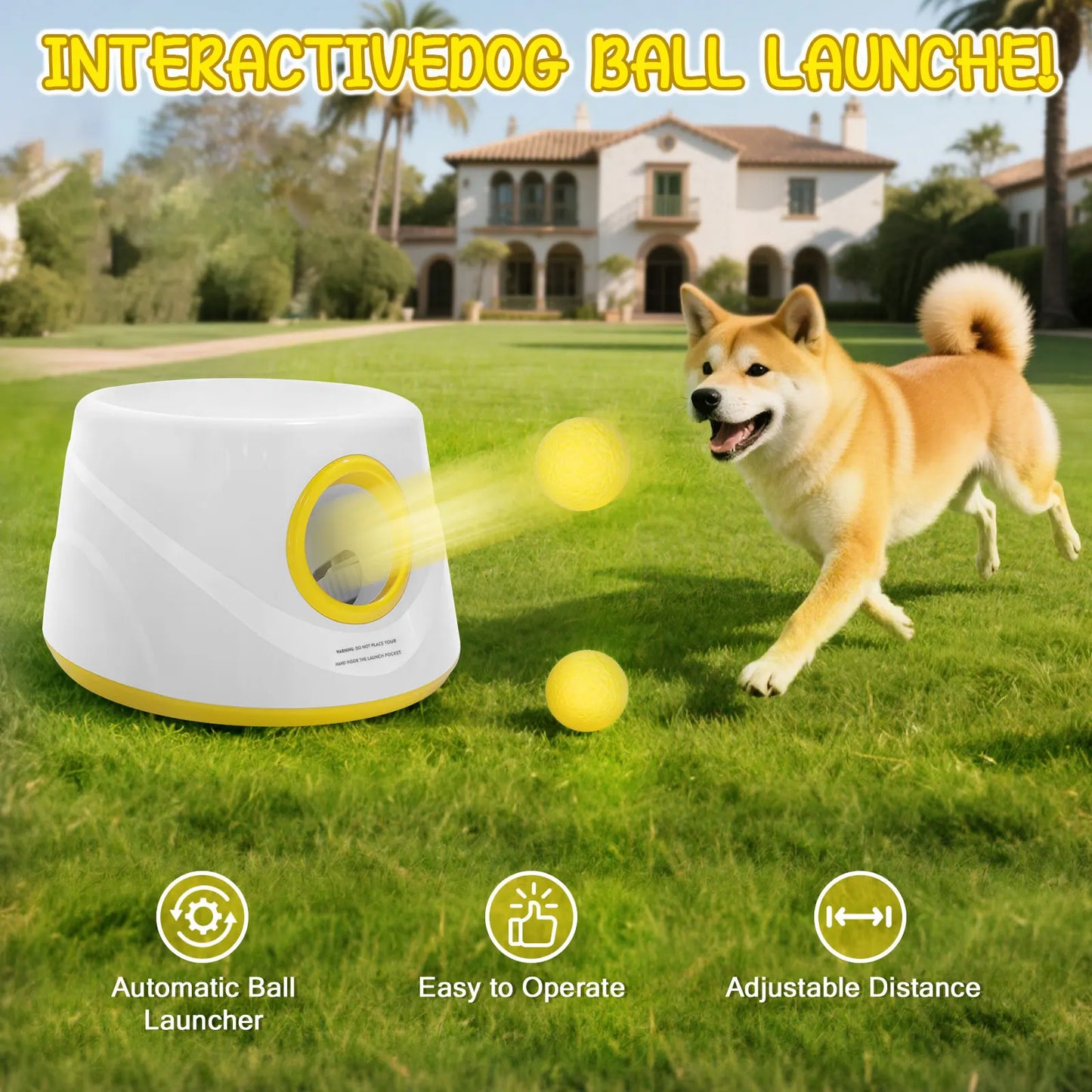 Automatic Ball Launcher for Dogs