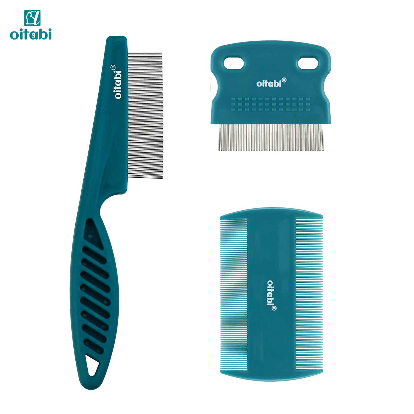 Pet Grooming Comb Set for Cats and Dogs
