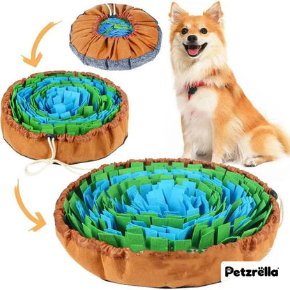 Petzrella Dog Snuffle Mat – Foraging Bowl for Slow Feeding