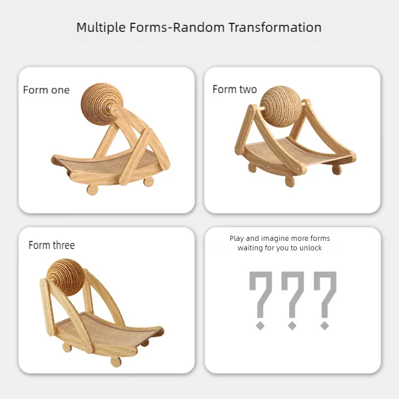 2-in-1 Sisal Cat Scratcher Lounge