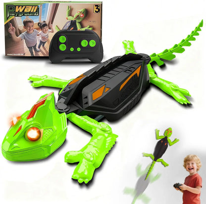 Petzrella RC Gecko Wandkletterspielzeug mit LED-Augen