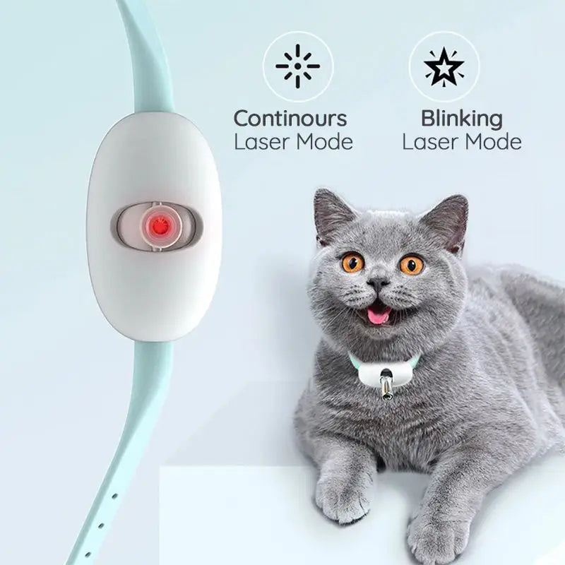 Wearable Laser Collar Toy for Cats
