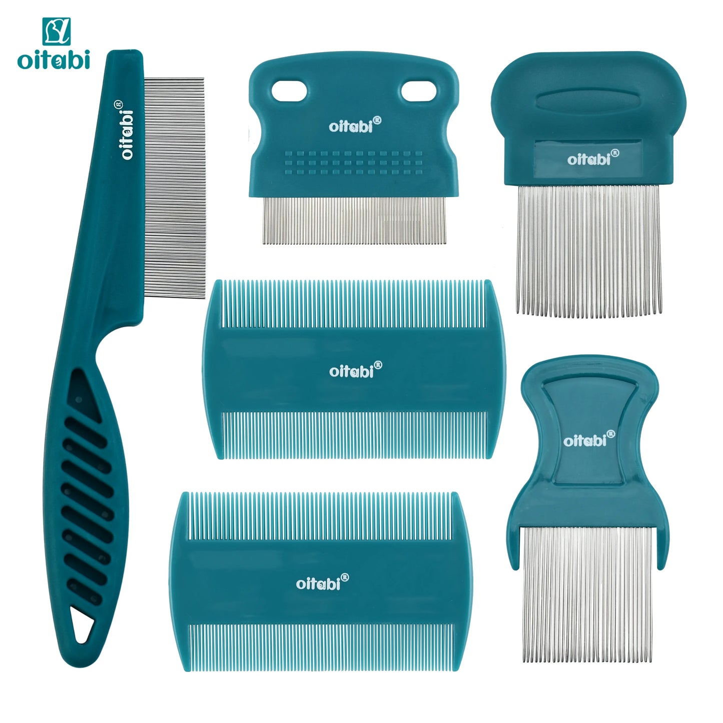 Pet Grooming Comb Set for Cats and Dogs